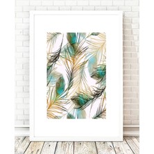 Tablo center Beyaz Çerçeveli Tablo - 24x29cm