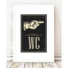 Tablo center Beyaz Çerçeveli Tablo - 24x29cm