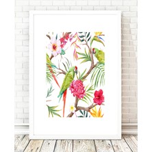 Tablo center Beyaz Çerçeveli Tablo - 24x29cm