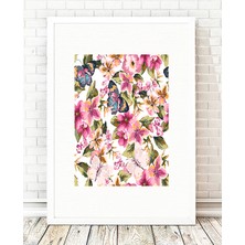 Tablo center Beyaz Çerçeveli Tablo - 24x29cm