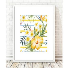 Tablo center Beyaz Çerçeveli Tablo - 24x29cm