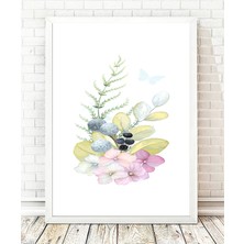 Tablo center Beyaz Çerçeveli Tablo - 24x29cm