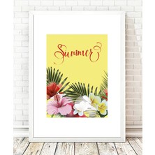 Tablo center Beyaz Çerçeveli Tablo - 24x29cm