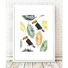 Tablo center Beyaz Çerçeveli Tablo - 24x29cm