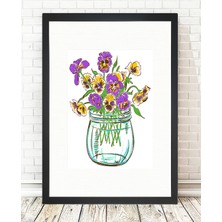 Tablo center Siyah Çerçeveli Tablo - 24x29cm