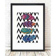 Tablo center Siyah Çerçeveli Tablo - 24x29cm