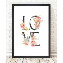 Tablo center Siyah Çerçeveli Tablo - 24x29cm