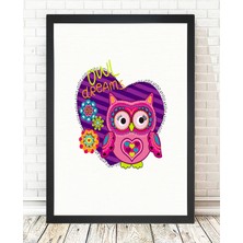 Tablo center Siyah Çerçeveli Tablo - 24x29cm