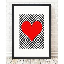 Tablo center Siyah Çerçeveli Tablo - 24x29cm