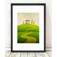 Tablo center Siyah Çerçeveli Tablo - 24x29cm