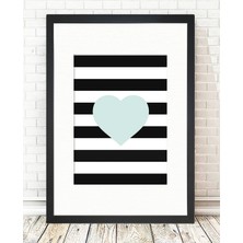 Tablo center Siyah Çerçeveli Tablo - 24x29cm