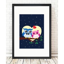 Tablo center Siyah Çerçeveli Tablo - 24x29cm