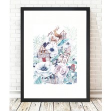 Tablo center Siyah Çerçeveli Tablo - 24x29cm