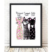 Tablo center Siyah Çerçeveli Tablo - 24x29cm