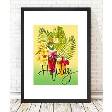 Tablo center Siyah Çerçeveli Tablo - 24x29cm