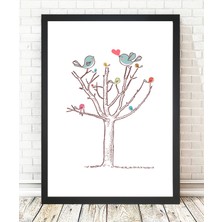 Tablo center Siyah Çerçeveli Tablo - 24x29cm