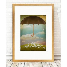 Tablo center Altın Varak Çerçeveli Tablo - 24x29cm