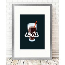 Tablo center Gümüş Çerçeveli Tablo - 24x29cm