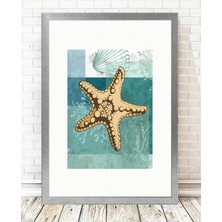 Tablo center Gümüş Çerçeveli Tablo - 24x29cm