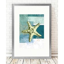 Tablo center Gümüş Çerçeveli Tablo - 24x29cm