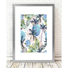 Tablo center Gümüş Çerçeveli Tablo - 24x29cm