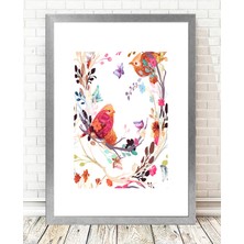 Tablo center Gümüş Çerçeveli Tablo - 24x29cm