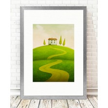 Tablo center Gümüş Çerçeveli Tablo - 24x29cm