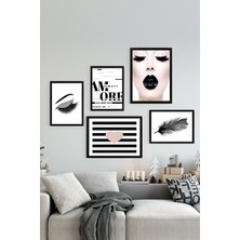 Tablo Center 5 Parçalı Çerçeveli Tablo Set