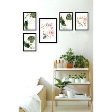 Tablo Center 5 Parçalı Çerçeveli Tablo Set