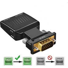 Platoon Vga To Hdmı Çevirici Vga+Audio To Hdmı Converter 1080P