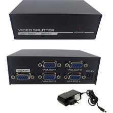 Platoon Vga 4 Port Splitter 1 Kasa 4 Monitör 200 Mhz Vga Splitter