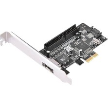 Platoon Pcı-E Pci Express Ide Ata133 + Sata Iı + Esata Raid Jmb363 Adaptör Kartı