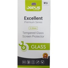 Jopus Samsung Galaxy J8 Premium Gizli Mıknatıslı Kapaklı Kılıf - Mavi + Cam Ekran Koruyucu