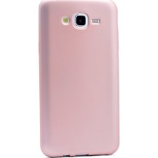 Jopus Samsung Galaxy J5 Mat Premium Silikon Kılıf - Rose