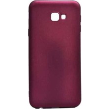 Jopus Samsung Galaxy J4 Plus Mat Premium Silikon - Bordo