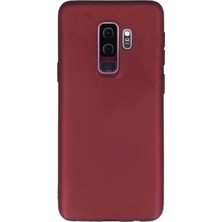 Jopus Samsung Galaxy S9 Mat Premium Silikon Kılıf - Bordo