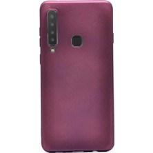 Jopus Samsung Galaxy A9 2018 Mat Premium Silikon Kılıf - Bordo