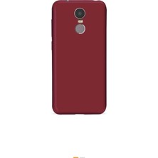 Jopus Lenovo K6 Note Mat Premium Silikon Kılıf - Bordo