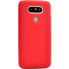 Jopus LG G5 Mat Peremium Silikon Kılıf - Bordo