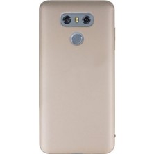 Jopus LG G6 Mat Peremium Silikon Kılıf - Gold