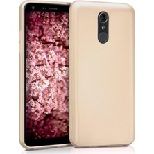 Jopus LG Q7 Mat Peremium Silikon Kılıf - Gold