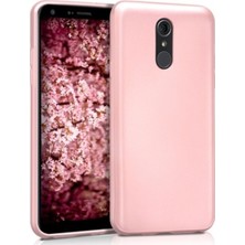 Jopus LG Q7 Mat Peremium Silikon Kılıf - Rose