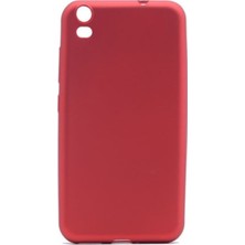 Jopus Vestel Venüs V5 Mat Premium Silikon Kılıf - Kırmızı