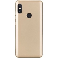 Jopus Xioami Mi A2 Mat Premium Silikon Kılıf - Gold