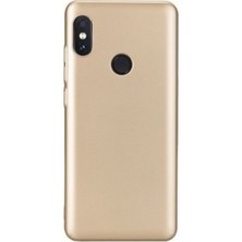 Jopus Xioami Mi A2 Lite Mat Premium Silikon Kılıf - Gold