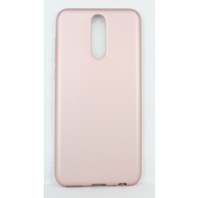 Jopus Huawei Mate 10 Lite Mat Premium Silikon Kılıf - Rose + Nano Ekran Koruyucu