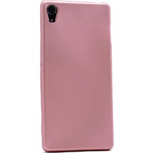 Jopus Sony Xperia Z2 Mat Premium Silikon Kılıf - Rose + Nano Ekran Koruyucu