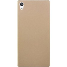 Jopus Sony Xperia Z5 Premium Mat Premium Silikon Kılıf - Gold + Nano Ekran Koruyucu