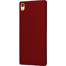 Jopus Sony Xperia Z5 Premium Mat Premium Silikon Kılıf - Bordo + Nano Ekran Koruyucu