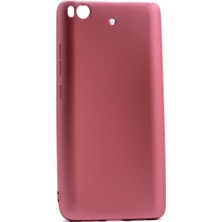 Jopus Xioami Mi 5S Mat Premium Silikon Kılıf - Rose + Nano Ekran Koruyucu